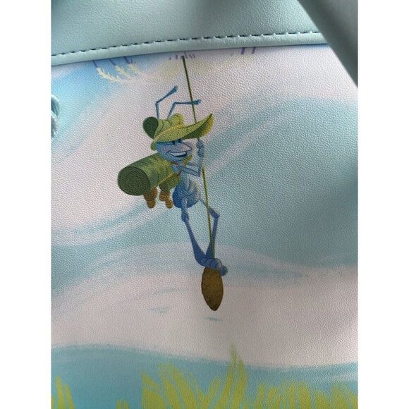 Disney Loungefly A Bugs Life Earth Day Heimlich Circus Mini Backpack Pixar NEW - Picture 10 of 14